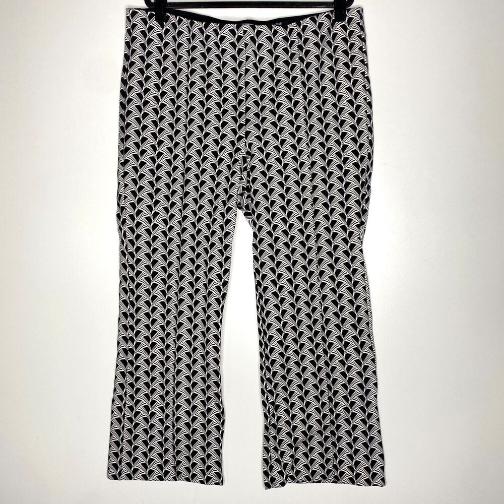 Anthropologie Maeve The Margot Kick Flare Cropped Pant Women's Size XL